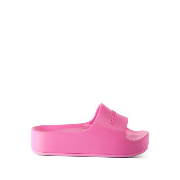 BALENCIAGA Shoes - BALENCIAGA Womens Pink Footbed Chunky Platform Slip On Sandals Shoes 10